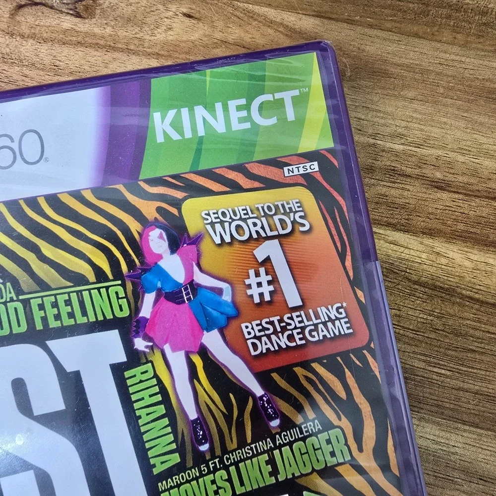 Just Dance 4 Microsoft Xbox 360 2012 Brand NEW Factory SEALED  Kinect Compatible